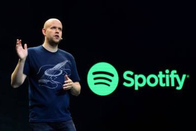 (FILES) In this file photo taken on May 20, 2015 Daniel Ek, CEO of Spotify, speaks to reporters at a news conferenc in New York.   Spotify will go public on April 3, 2018, as the world's largest streaming company lists on the New York Stock Exchange. / AFP / Don EMMERT