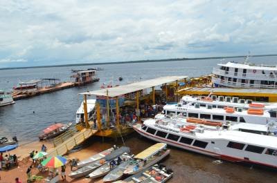 Porto do Rio Negro: governo pretende atrair investimentos internacionais em infraestrutura - (crédito: Juliana A. Saad/Esp. CB) Porto do Rio Negro: governo pretende atrair investimentos internacionais em infraestrutura - (crédito: Juliana A. Saad/Esp. CB)