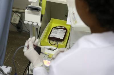 12/06/2018 Crédito: Arthur Menescal/Esp. CB/D.A Press. Brasil. Brasilia - DF. Doação de Sangue. - (crédito: Arthur Menescal/Esp. CB/D.A Press) 12/06/2018 Crédito: Arthur Menescal/Esp. CB/D.A Press. Brasil. Brasilia - DF. Doação de Sangue. - (crédito: Arthur Menescal/Esp. CB/D.A Press)