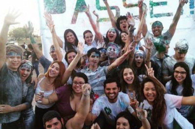 04/07/2018. Crédito: Arquivo Pessoal. Brasil. Brasília - DF. Trabalho e Formação. Rubenilson Cerqueira, idealizador do cursinho comunitário Galt Vestibulares, comemora aprovação de alunos em processo seletivo da UnB.