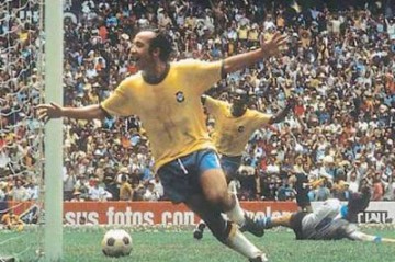 Jogador Tostão, na Seleção Brasileira de Futebol de 1970 -  (crédito: Memoria/CBF)