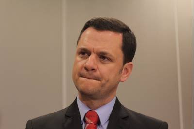 09/11/18.Credito: Barbara Cabral/Esp.CB/DA.Press. Brasil. Brasilia. Cidades. Coletiva com o Secretario de Segurança, o delegado da Policia Federal, Anderson Gustavo Torres, do governo do Ibaneis.