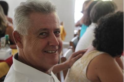 01/01/2019. Crédito: Bárbara Cabral/Esp.CB/DA.Press. Brasil. Brasília - DF. Cidades. CB na Posse. Ex-governador do Distrito Federal, Rodrigo Rollemberg almoça no BSB GRILL na asa norte, após cerimônia de posse.