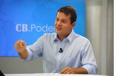 30/01/2019. Crédito: Barbara Cabral/Esp. CB/D.A Press. Brasil. Brasília - DF. TV Brasília, Senador José Reguffe é entrevistado no CB Poder.