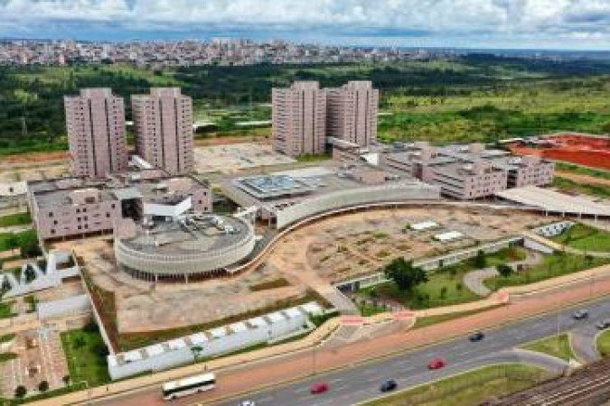 26/02/2019. Credito: Breno Fortes/CB/D.A Press. Foto aérea feita de drone do novo Centro Administrativo do GDF ( Centrad ) em Taguatinga.