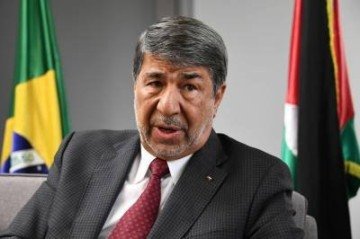 O embaixador palestino, Ibrahim Alzeben - (crédito: Evaristo Sá/AFP) O embaixador palestino, Ibrahim Alzeben - (crédito: Evaristo Sá/AFP)