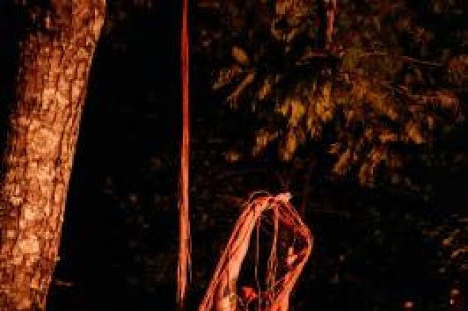 2019. Crédito: Thaís Mallon/Divulgação. Cultura. Projetos culturais em condomínios. Mostra Residência Nós No Bambu, localizada em área de preservação ambiental Serrinha do Paranoá.