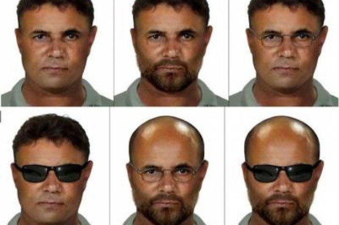 25/07/2019. Crédito: PCDF/Divulgação. Brasil. Brasília - DF. Cidades. Possíveis disfarces do catequista José Antônio Silva, suspeito de abusar sexualmente de ao menos 17 crianças, no Guará.