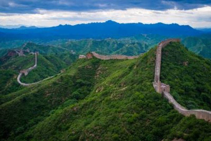 Grande Muralha, na China
- (crédito: Reprodução/Wikimedia Commons) Grande Muralha, na China
- (crédito: Reprodução/Wikimedia Commons)