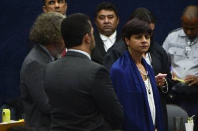 02/10/2019 Crédito: Marcelo Ferreira/CB/D.A Press. Brasil. Brasília - DF. Cidades. Crime da 113 Sul: Julgamento de Adriana Villela. Adriana é acusada de participação no assassinato dos próprios pais, José Guilherme Villela, 73 anos, ministro aposentado do Tribunal Superior Eleitoral (TSE), e a advogada Maria Villela, 69, além da empregada da família, Francisca Nascimento Silva, 58.