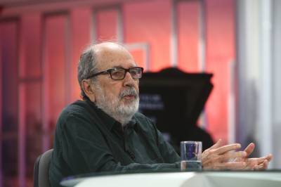 O diretor Cacá Diegues, nos estúdios da TV Brasília - (crédito: Ana Rayssa/CB/D.A Press) O diretor Cacá Diegues, nos estúdios da TV Brasília - (crédito: Ana Rayssa/CB/D.A Press)
