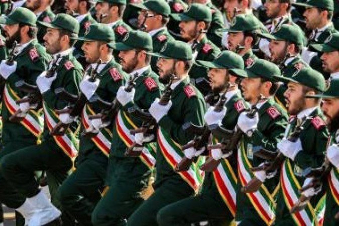 Desfile militar da Guarda Revolucionária Iraniana, em foto de arquivo