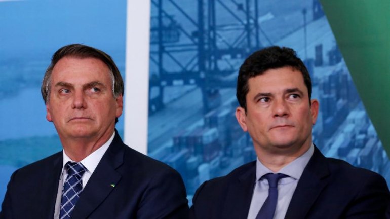 Inquérito foi aberto após Moro denunciar suposta interferência política de Bolsonaro na Polícia Federal - (crédito: Carolina Antunes) Inquérito foi aberto após Moro denunciar suposta interferência política de Bolsonaro na Polícia Federal - (crédito: Carolina Antunes)