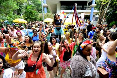 Carnaval no DF foi proibido em decorrência da covid-19 -  (crédito: Marcelo Ferreira/CB/D.A Press)