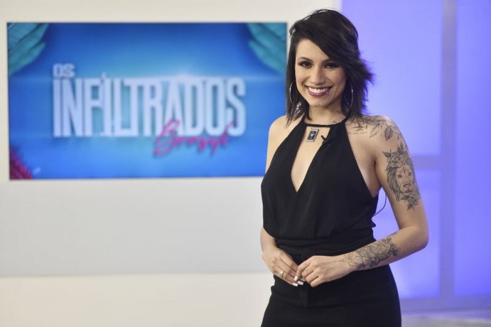 Vanessa Lamark, apresentadora do programa Os infiltrados da TV Bras&iacute;lia