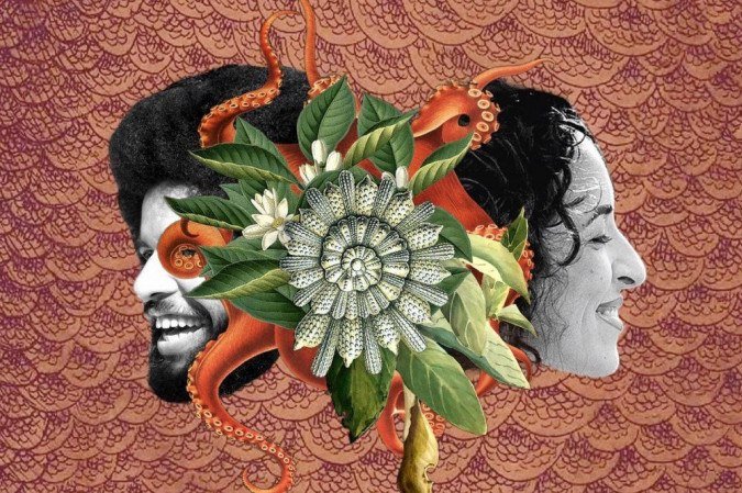 Arte gráfica do single 'Flor de laranjeira' de Litieh - (foto: Isabella Pina/Divulgação) Arte gráfica do single 'Flor de laranjeira' de Litieh - (foto: Isabella Pina/Divulgação)