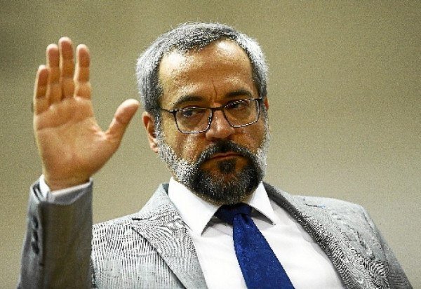 O ex-ministro da Educação Abraham Weintraub