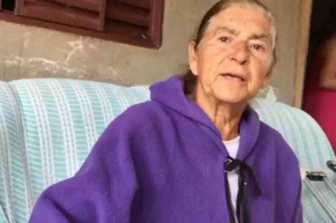 Maria Firmino, 79 anos, faleceu na madrugada nesta quarta-feira (12/8) -  (foto: TV Brasília/Reprodução)