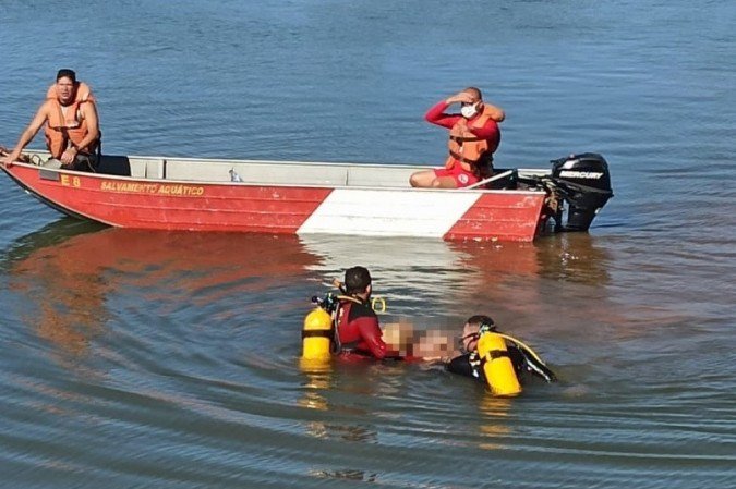 O corpo do adolescente foi encontrado cerca de 12 horas após o afogamento -  (crédito: Material cedido ao Correio)