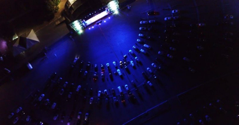 Drive Show foi montado no Estacionamento do Estádio Nacional de Brasília Mané Garrincha