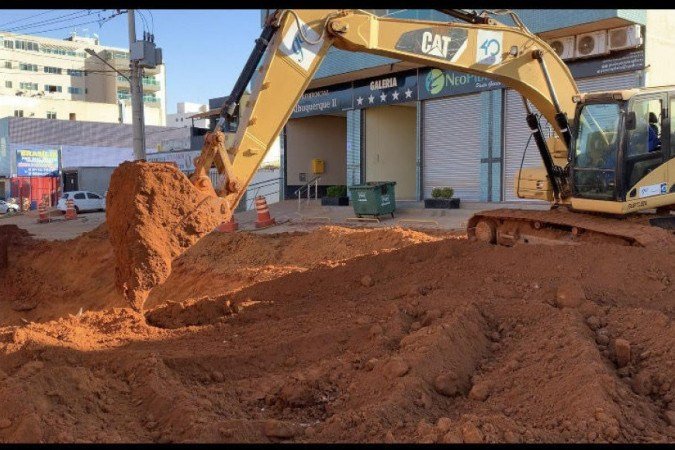 Obra de drenagem na Rua 3 em Vicente Pires está na última fase - (foto: Divulgação / Secretaria de Obras) Obra de drenagem na Rua 3 em Vicente Pires está na última fase - (foto: Divulgação / Secretaria de Obras)