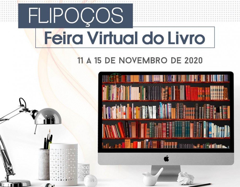 Feira do Livro de Poços de Caldas terá edição virtual em plataforma própria