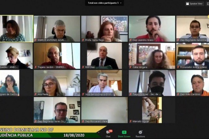 Audiência contou com participação de 20 pessoas, com debate de três horas - (foto: Reprodução) Audiência contou com participação de 20 pessoas, com debate de três horas - (foto: Reprodução)
