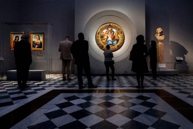 Galeria Uffizi, em Florença, na Itália - (foto: TIZIANA FABI) Galeria Uffizi, em Florença, na Itália - (foto: TIZIANA FABI)
