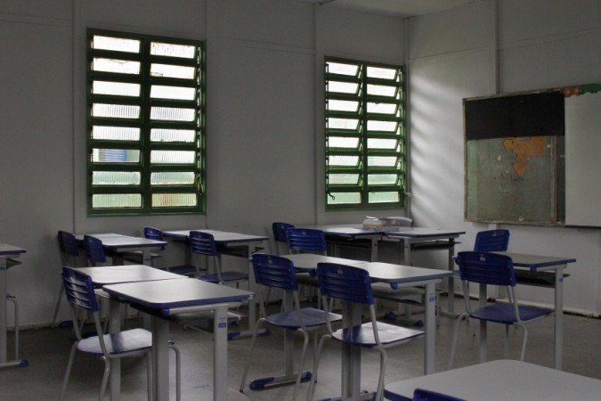 Salas de aula continuarão vazias por mais tempo - (crédito: Ana Rayssa/Esp. CB) Salas de aula continuarão vazias por mais tempo - (crédito: Ana Rayssa/Esp. CB)