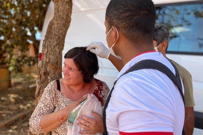 Luzimar de Souza ficou ferida durante confronto entre manifestantes e Polícia Militar