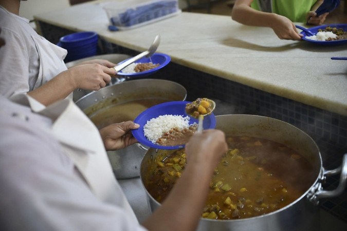 Merenda Escolar -  (crédito: Andre Borges/Agência Brasília)