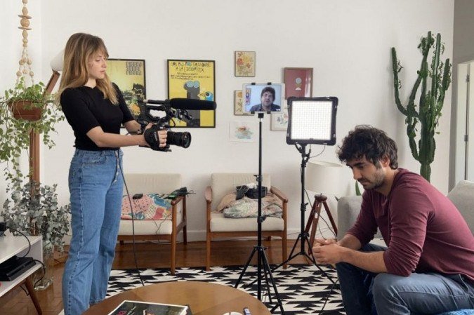 Fluxo: enredo mostra casal em crise, quase separado, mas impedido, diante do lockdown -  (crédito: Media Bridge/Divulgação)