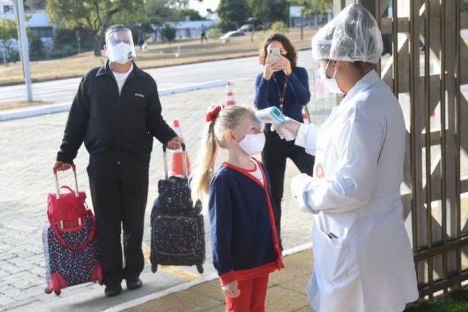 Para criação do plano, foi considerada a possibilidade de retorno das atividades escolares presenciais -  (crédito: Ed Alves/CB/D.A Press.)