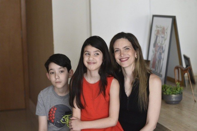 Os filhos de Marcelle, Dante e Helena, passaram a ter dificuldade para dormir