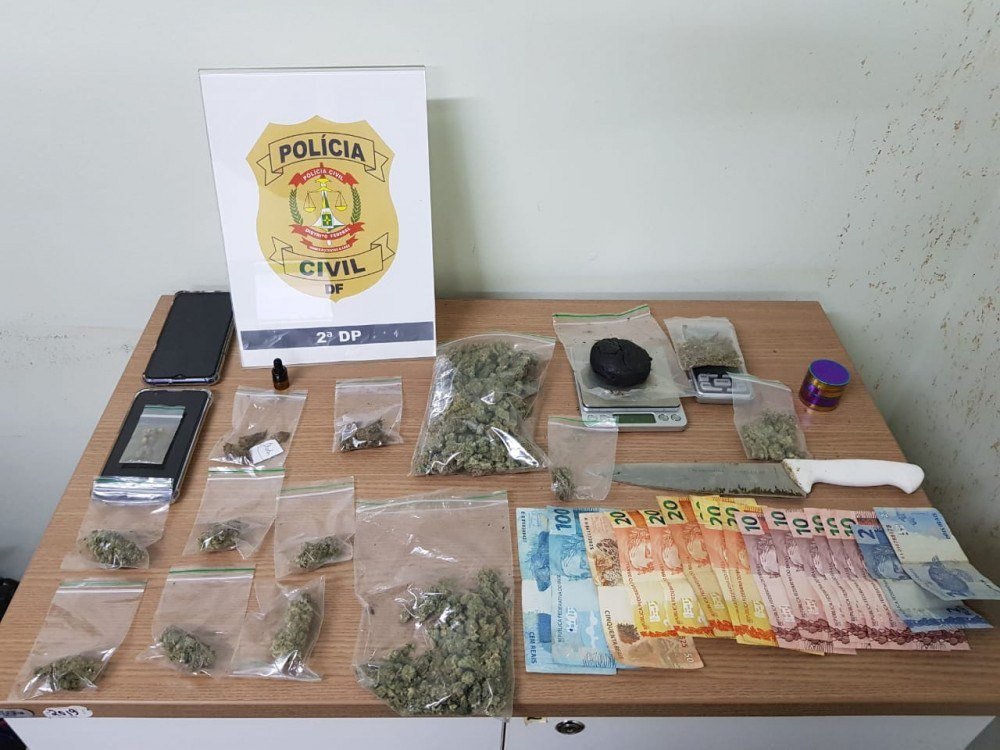 PCDF prende homem que traficava drogas 'gourmet' na 216 Norte