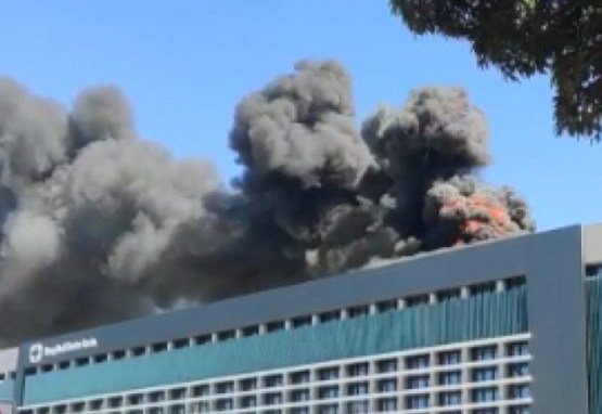 Incêndio no hospital Santa Luzia