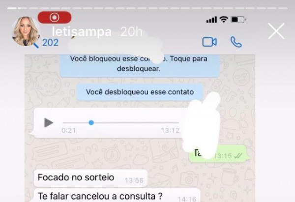 Conversa Letícia e Nego Rainner