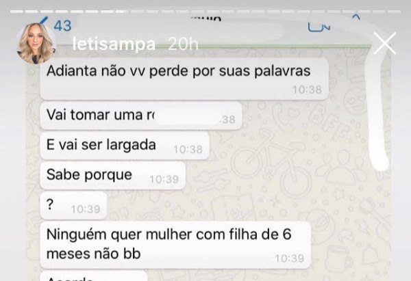 Conversa Letícia e Nego Rainner