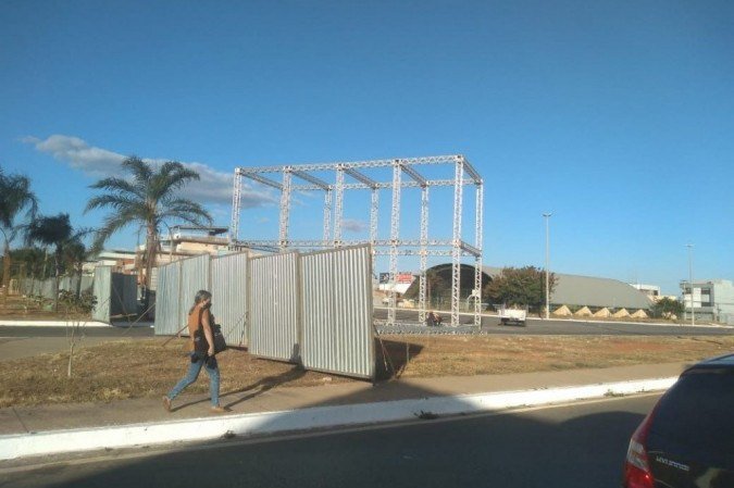 Montagem Cine Drive in nas Cidades em Santa Maria. A entrada será gratuita, com público limitado. - (crédito: Divulgação) Montagem Cine Drive in nas Cidades em Santa Maria. A entrada será gratuita, com público limitado. - (crédito: Divulgação)