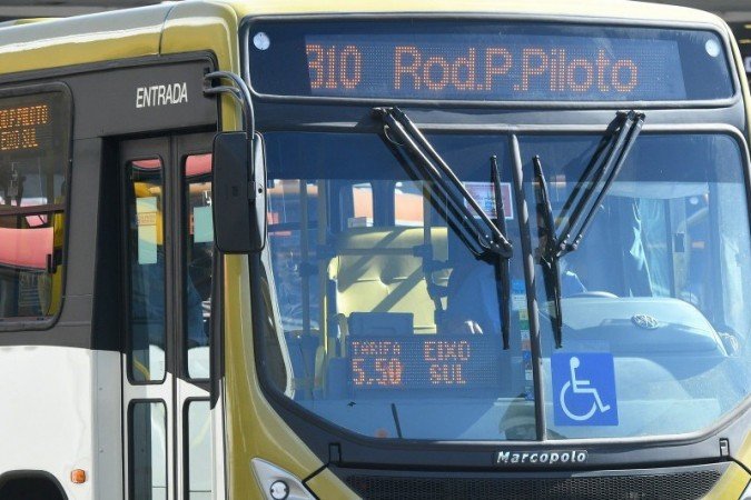 O protocolo envolve 15 medidas a serem adotadas no transpotre coletivo -  (crédito: ED ALVES/CB/D.A Press)