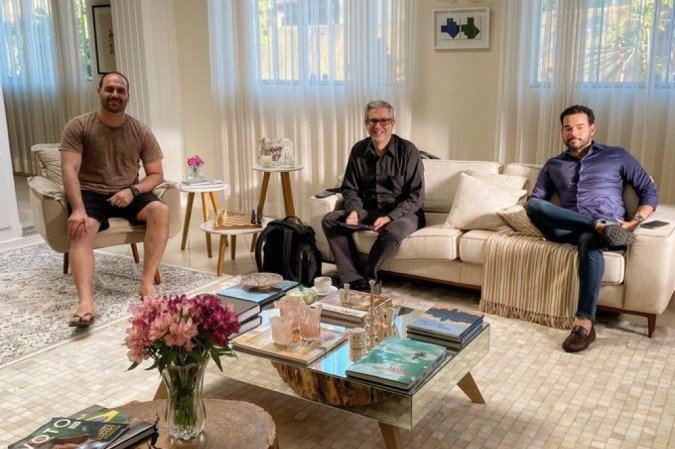  (crédito: Twitter/Eduardo Bolsonaro)