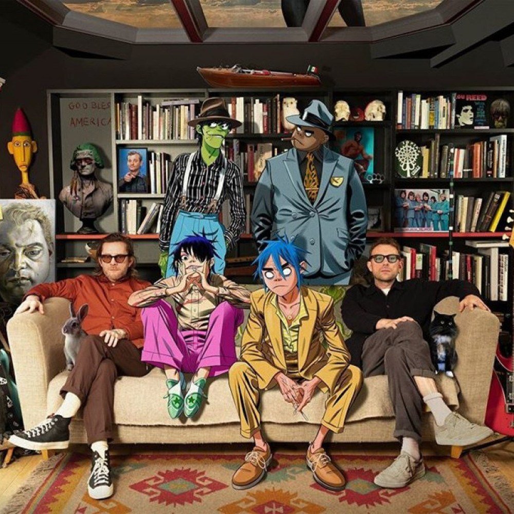 Gorillaz anuncia música em parceria com o vocalista do The Cure