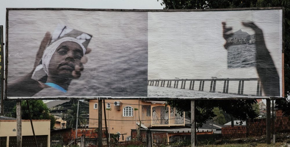 Obra de Aline Motta, exposta em Rio Branco, para o projeto M.A.P.A. na mostra 'No calor da hora'