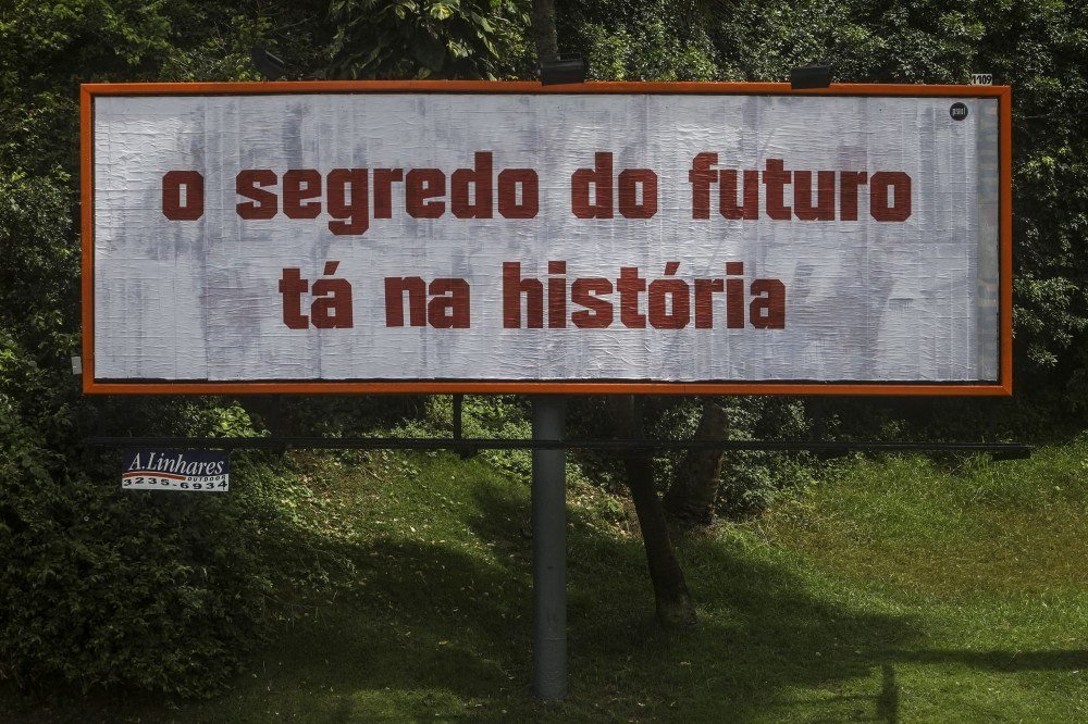 Obra de Traplev, exposta em Salvador, para o projeto M.A.P.A. na mostra 'No calor da hora'