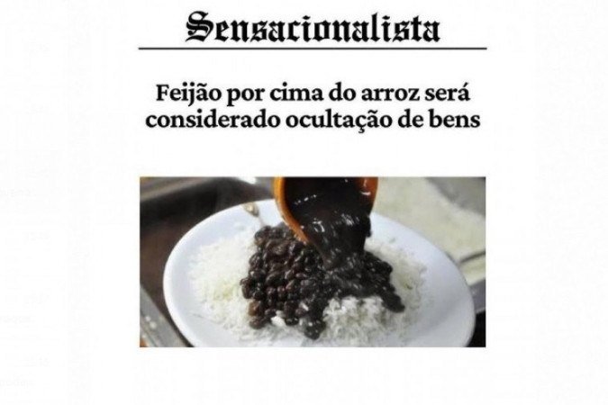 O Sensacionalista não poderia ficar de fora...