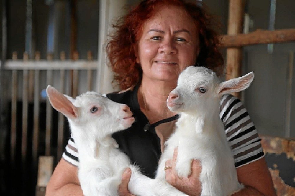 Ana Z&eacute;lia, criadora de cabras: "A regi&atilde;o &eacute; uma &oacute;tima alternativa para fugir um pouco dos problemas do dia a dia"