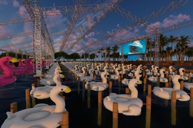 Botes e pedalinhos ficarão estacionados em vagas fixas