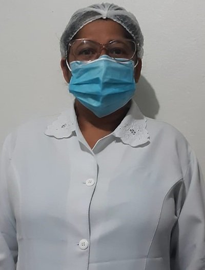 Zélia Justino, técnica em enfermagem