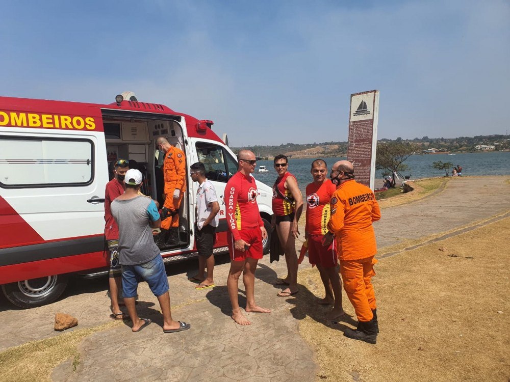 Adolescente se afoga no Lago Paranoá e é resgatado