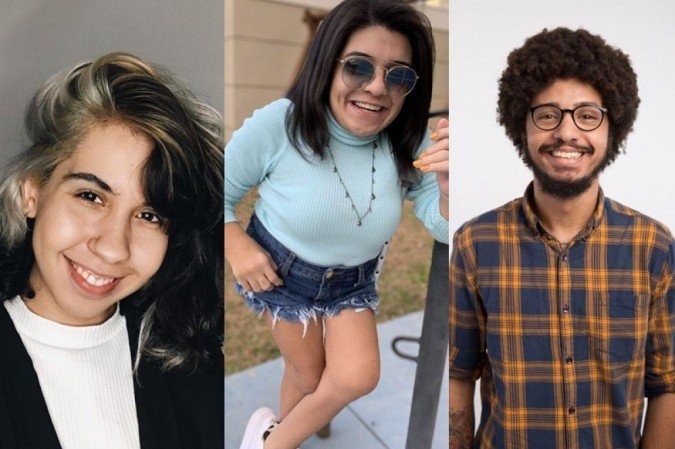 Humoristas Ademaravilha, Pequena Lô e João Pimenta - (crédito: Arquivo pessoal, Nine Comunicação/Divulgação e AsMinas Marketing de Influência/Divulgação) Humoristas Ademaravilha, Pequena Lô e João Pimenta - (crédito: Arquivo pessoal, Nine Comunicação/Divulgação e AsMinas Marketing de Influência/Divulgação)